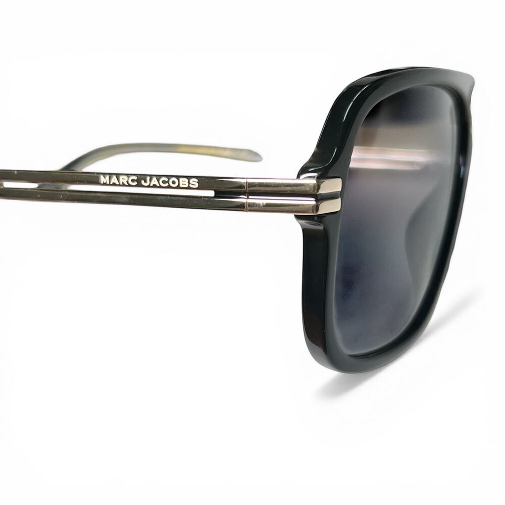 NIB Marc Jacobs MARC 415/S Black Gold Navigator unisex Men’s Sunglasses 56mm - Picture 6 of 8